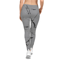 Stylish Marble Print Leggings | Trendy Yoga Pants, Everyday Wear, Fashion Leggings, Gift for Her, Casual Athleisure