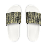 Stylish Women's Snake Print Slide Sandals - Removable Strap Summer Footwear