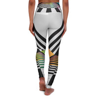 Colorful High Waisted Yoga Leggings - Stylish Activewear for Fitness Lovers, Athleisure Bottoms, Workout Leggings, Gym Wear,