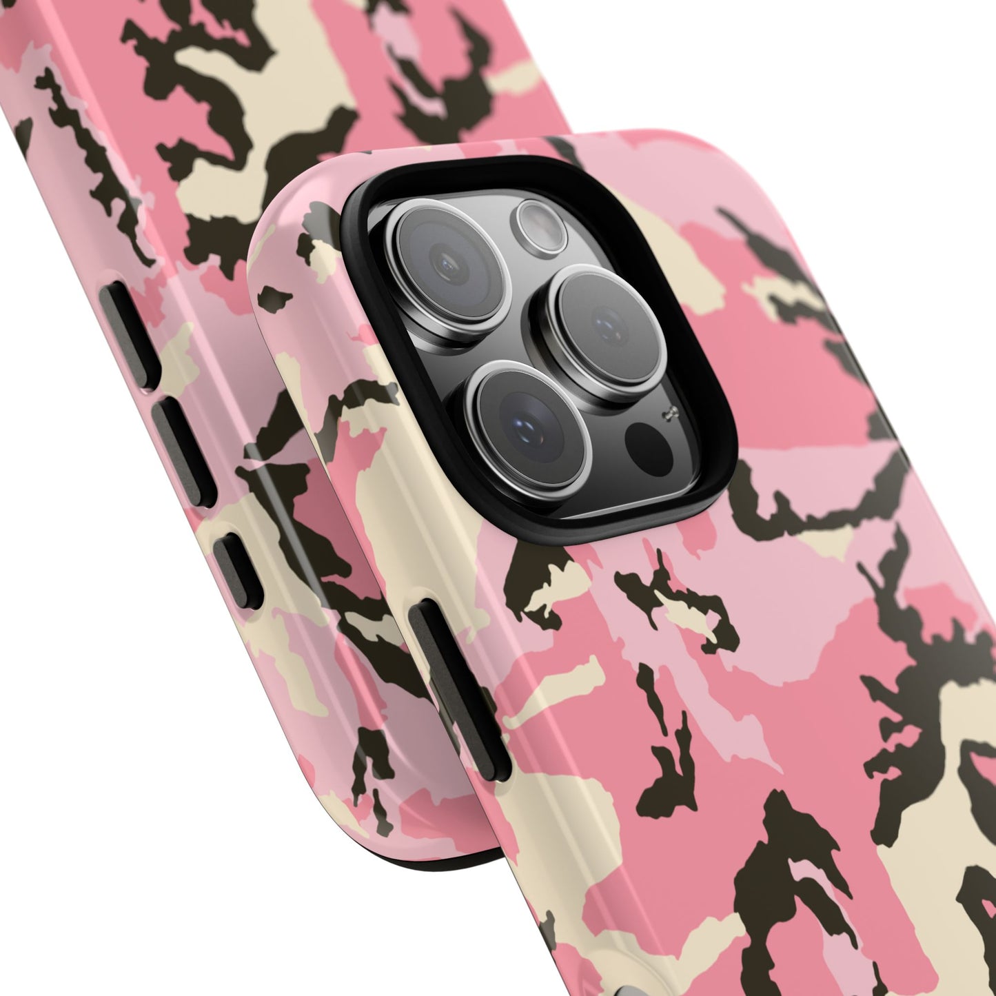 Stylish Pink Camouflage Phone Case – Tough Cases for Trendsetters