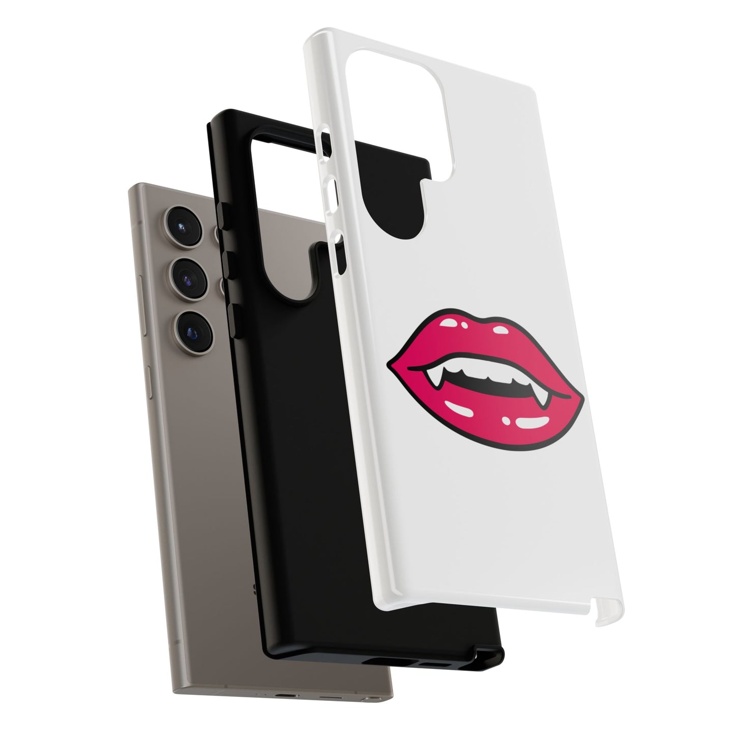 Vampire Mouth Phone Case - Tough Cases for Halloween, Gift for Spooky Lovers, Quirky Phone Accessories, Fun Tech Gear