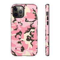 Stylish Pink Camouflage Phone Case – Tough Cases for Trendsetters