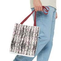 Elegant Python Print Tote Bag - Stylish and Trendy Carryall for Everyday Use
