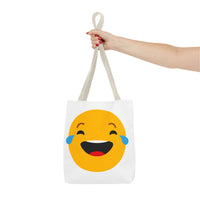 Funny Emoji Tote Bag - Smiling & Laughing Faces