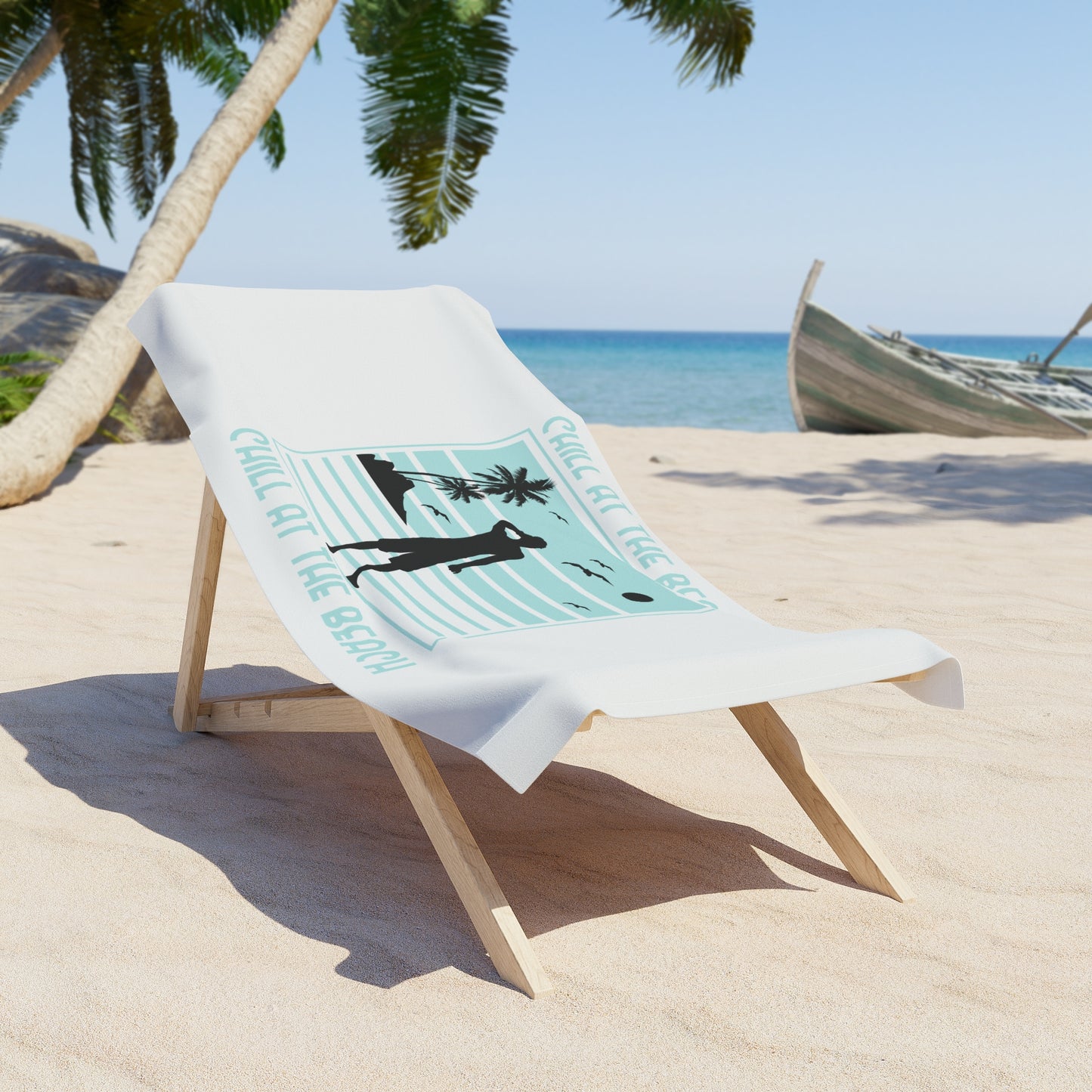 Beach Towel - Tropical Vibes, Summer Must-Have, Ocean Lover Gift, Beach Blanket, Pool Towel, Holiday Essential