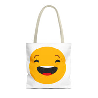 Smiley Face Tote Bag - Fun & Cheerful Design for Everyday Use