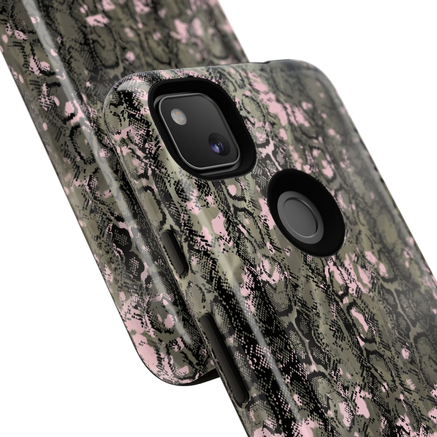 Stylish Snake Print Phone Case for Tough Protection