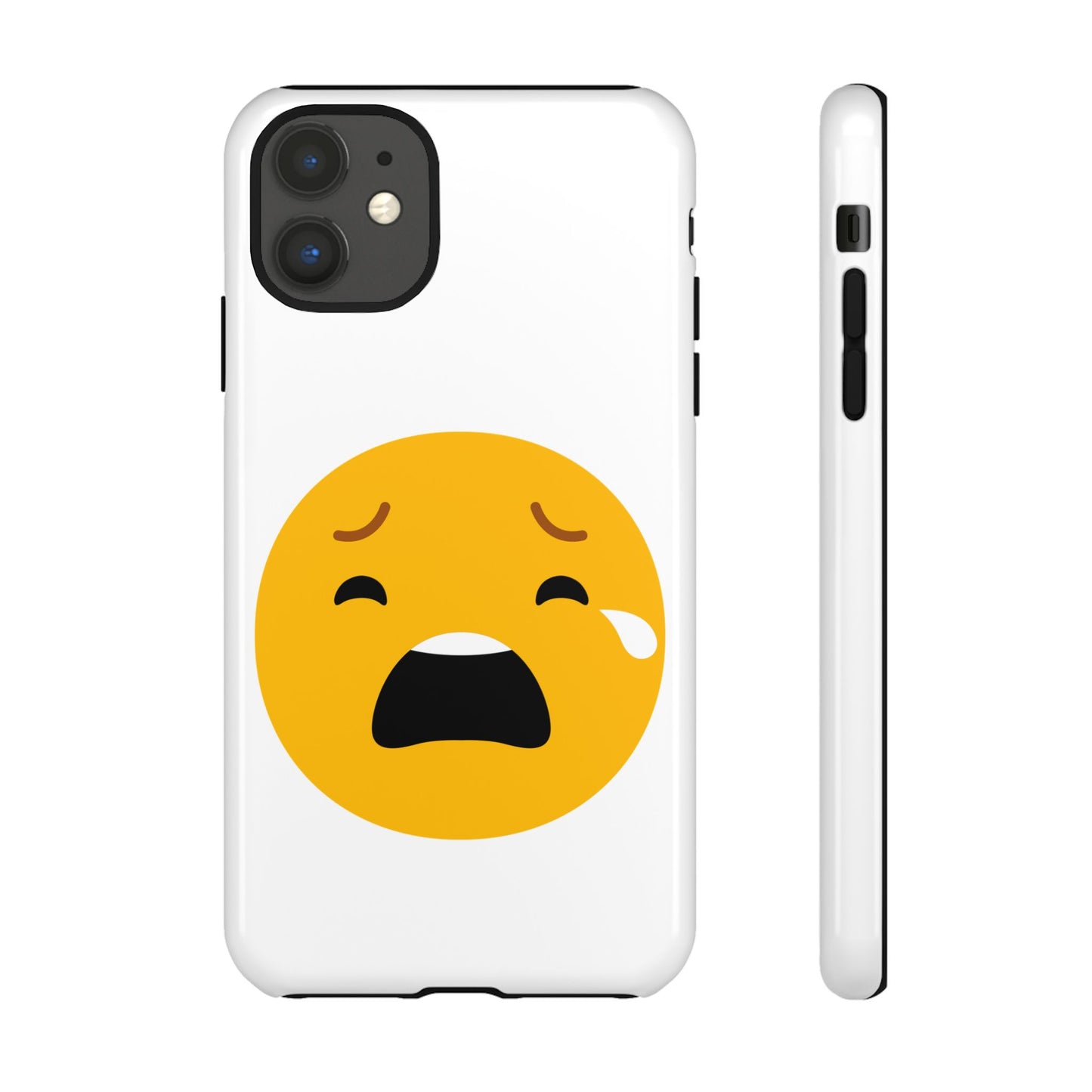 Emotional Tough Case – Sad Emoji Phone Case for Supportive Gifts