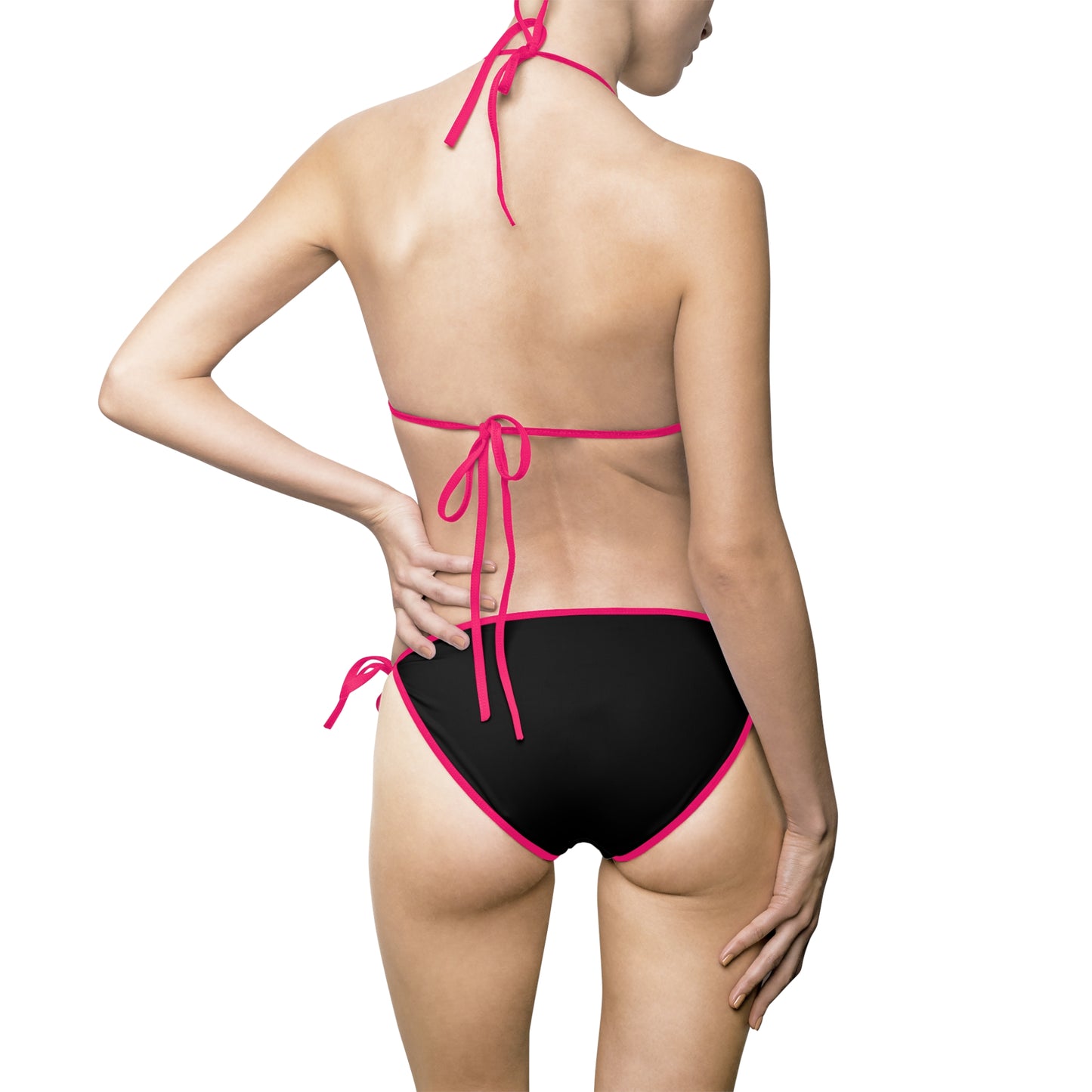Stylish Black Bikini Swimsuit - Perfect for Beach Days and Summer Fun