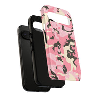 Stylish Pink Camouflage Phone Case – Tough Cases for Trendsetters