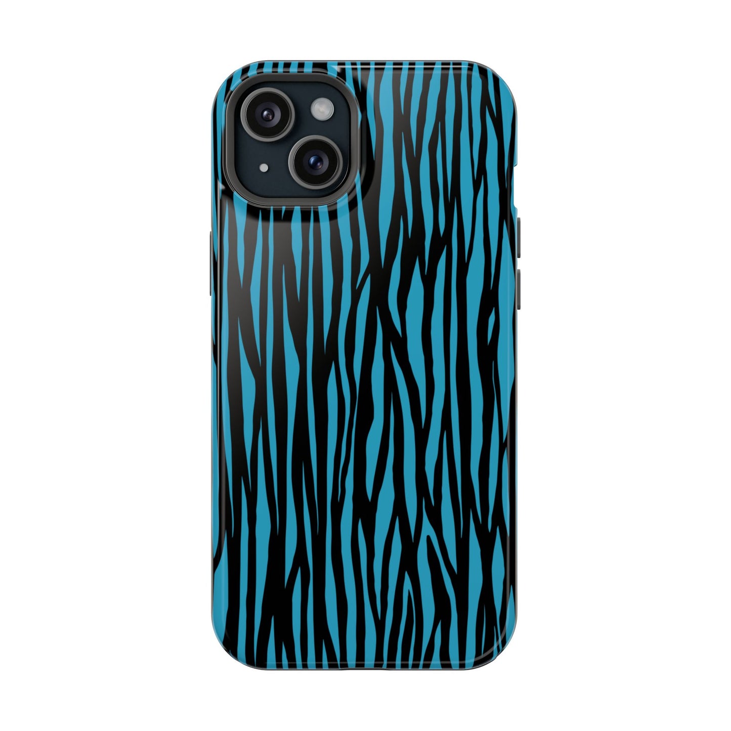 Zebra Print Magnetic Tough Case for iPhone - Durable & Stylish Phone Protection