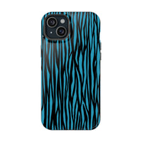 Zebra Print Magnetic Tough Case for iPhone - Durable & Stylish Phone Protection