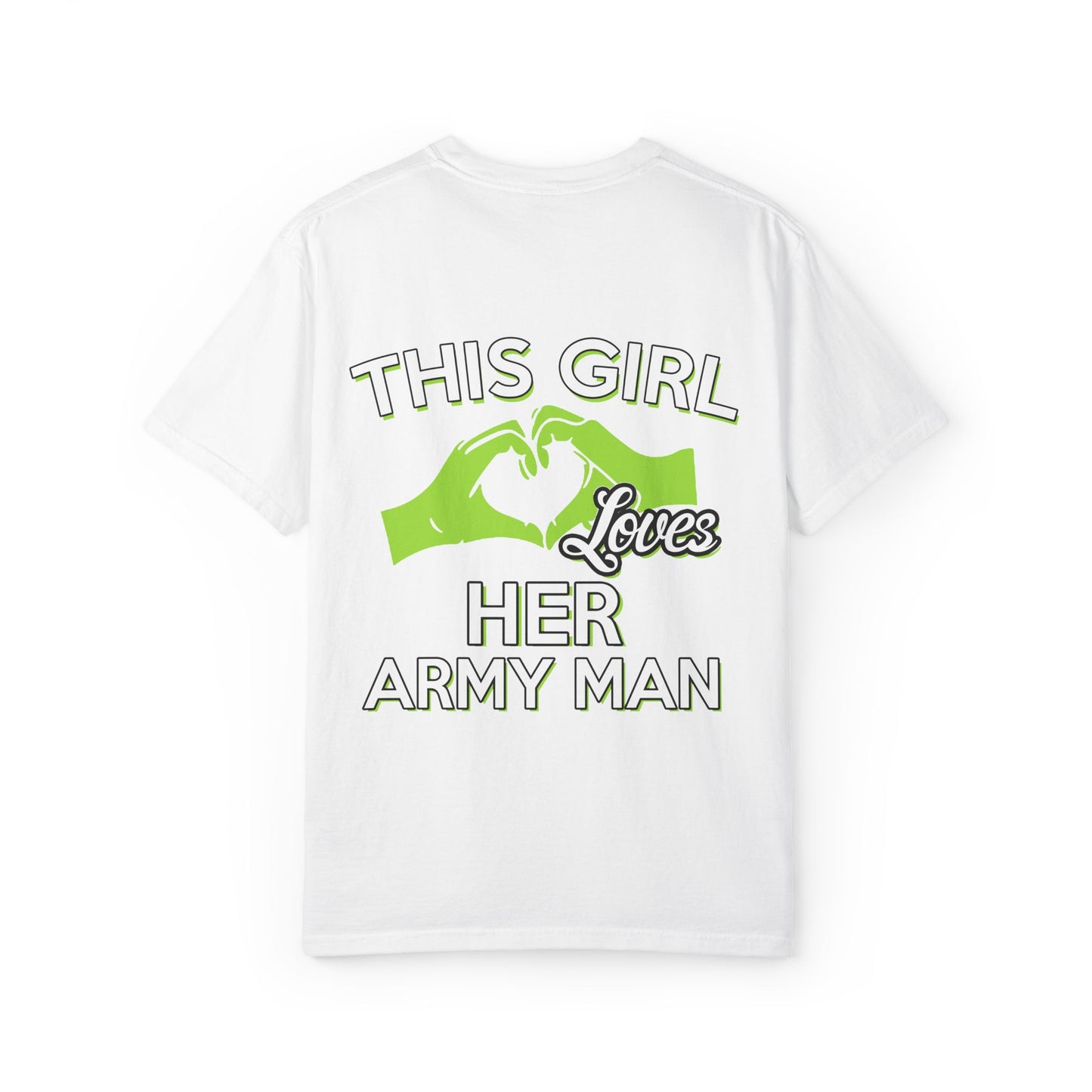 Army Wife Love T-shirt - Cute Gift for Military Girlfriends, Support Our Troops Apparel, Unisex Casual Tee, Army Partner