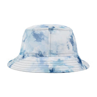 Sky Blue Cloud Print Bucket Hat - Stylish Summer Accessory for Outdoor Adventures