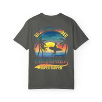 California Summer Vibes T-Shirt, Unisex Beach Tee, Surfing Apparel, Gift for Surfers, Summer Wardrobe Essential