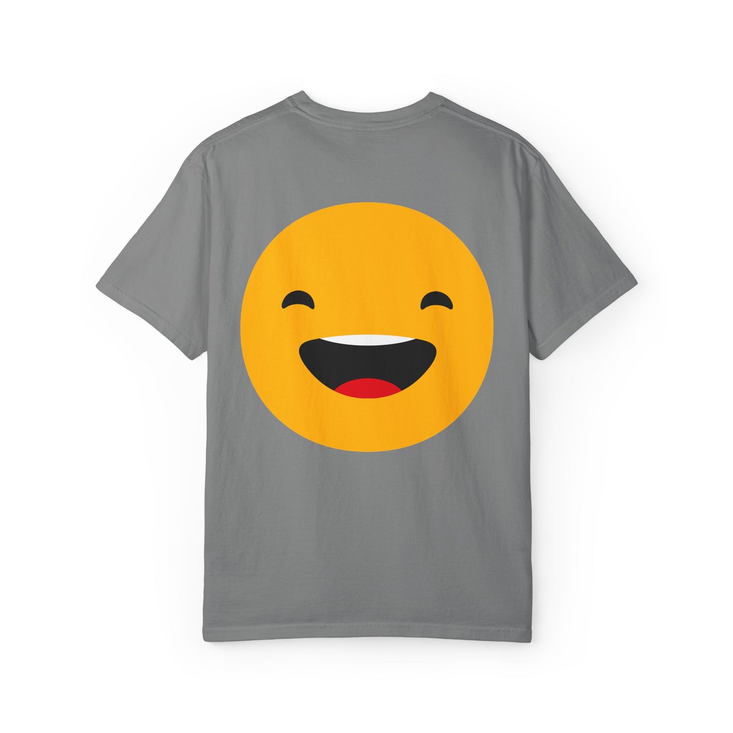 Smiley Face Unisex Garment-Dyed T-Shirt - Fun and Comfortable Casual Wear