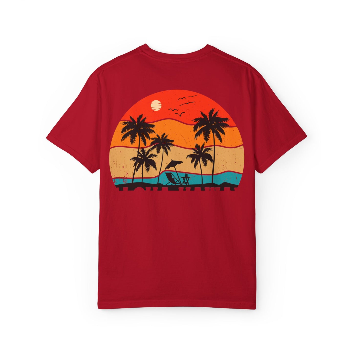 Sunset Vibe Unisex T-Shirt - Tropical Paradise Design