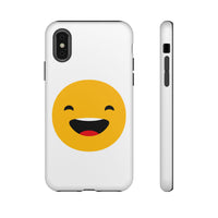 Happy Face Tough Phone Case - Durable Protection with Smile Design