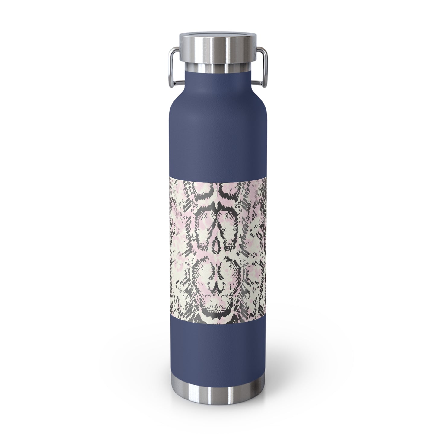 Trendy Snakeskin Insulated Water Bottle - 22oz - Perfect for Travel & Outdoor Adventures