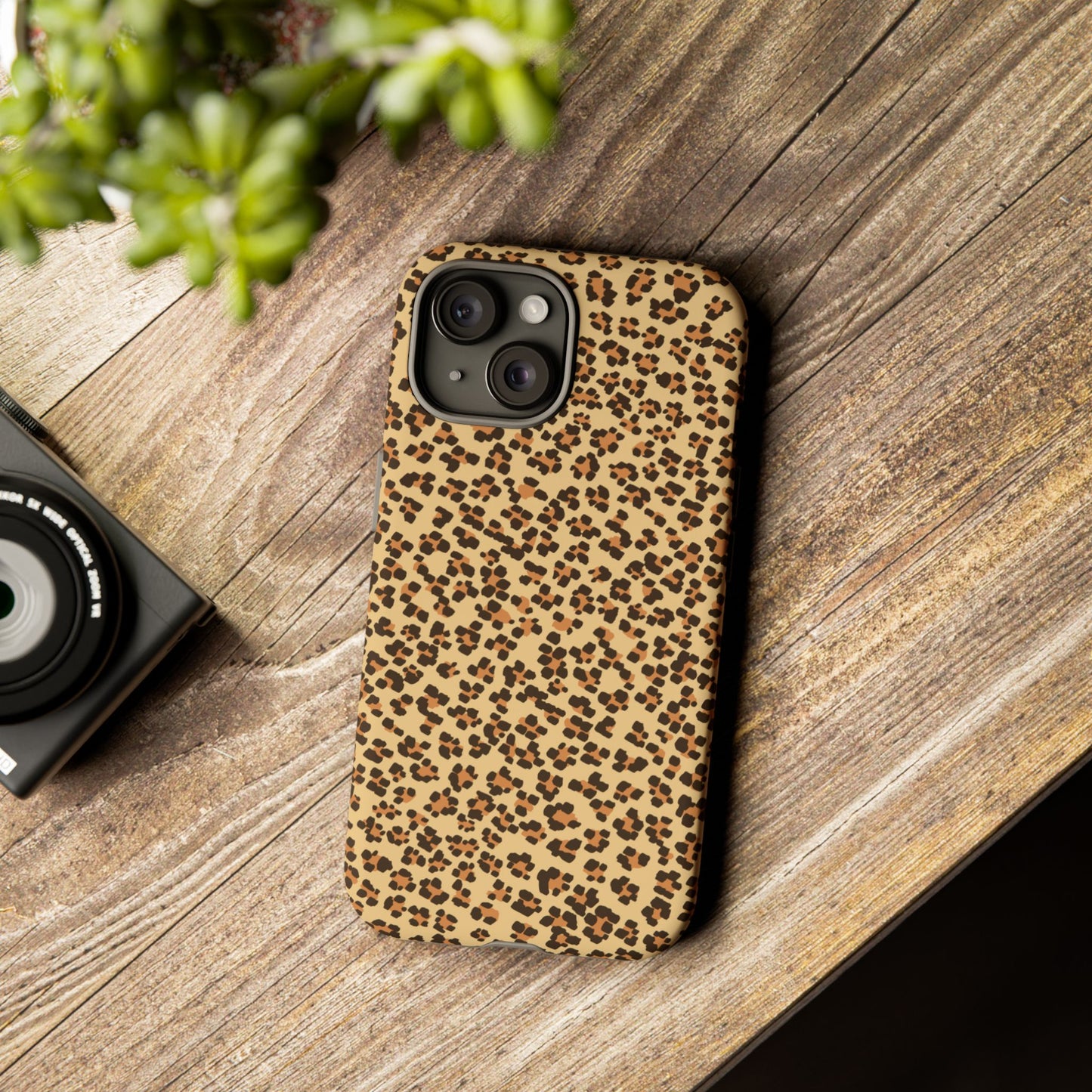 Wild Leopard Print Phone Case - Stylish & Durable Protection