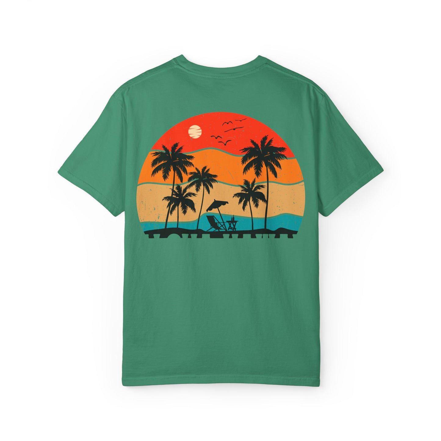 Sunset Vibe Unisex T-Shirt - Tropical Paradise Design