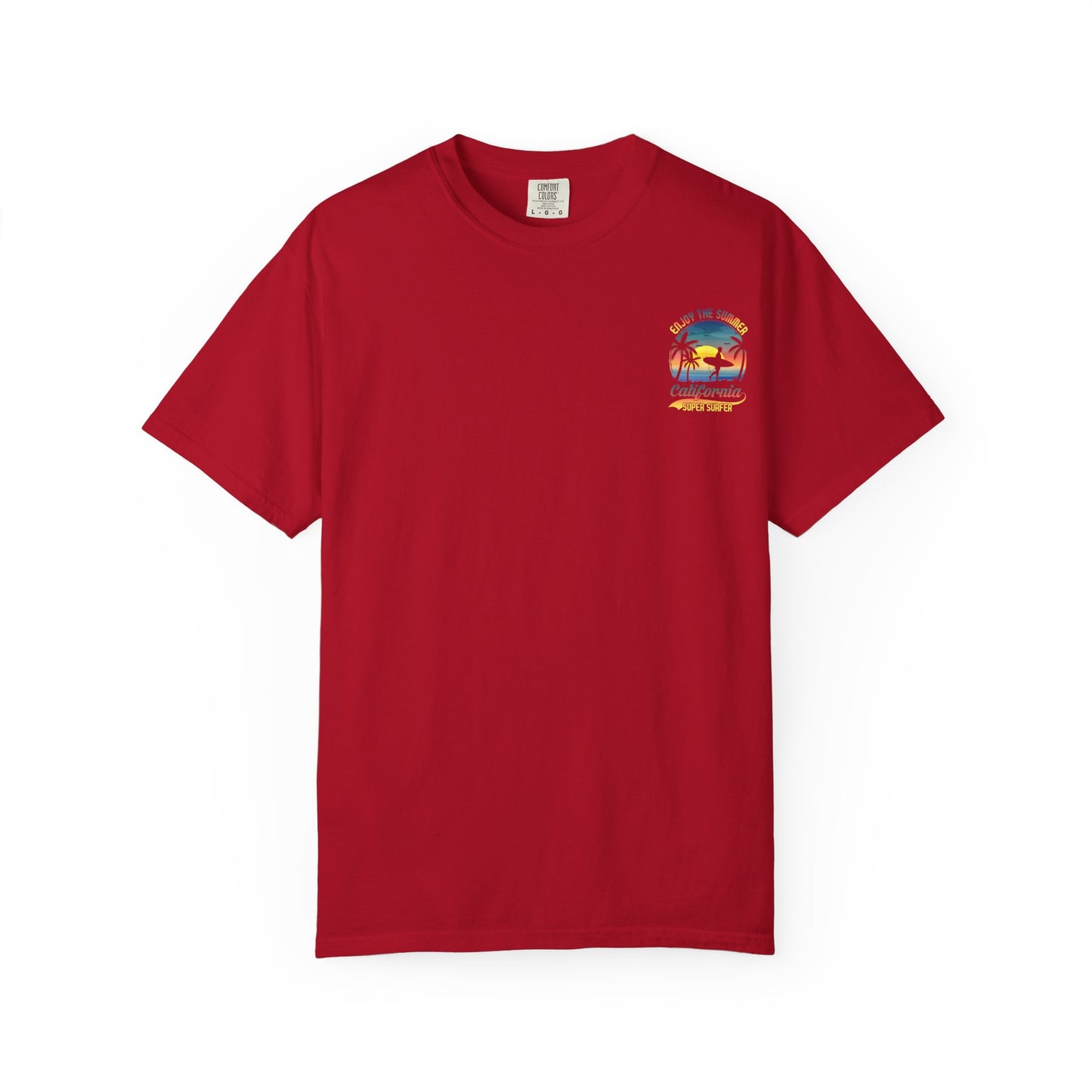 California Summer Vibes T-Shirt, Unisex Beach Tee, Surfing Apparel, Gift for Surfers, Summer Wardrobe Essential