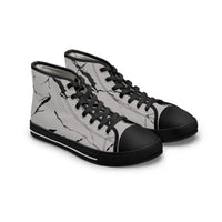 Stylish Marble-Print High Top Sneakers for Trendy Women