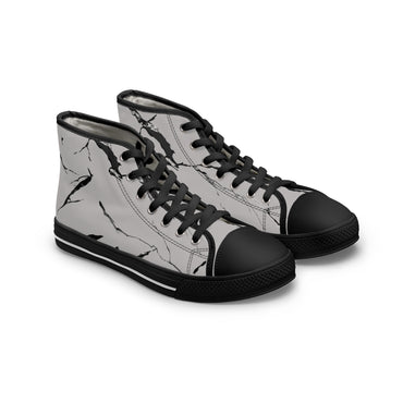 Stylish Marble-Print High Top Sneakers for Trendy Women