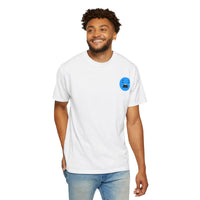 Unisex Garment-Dyed T-Shirt with Sad Emoji Design