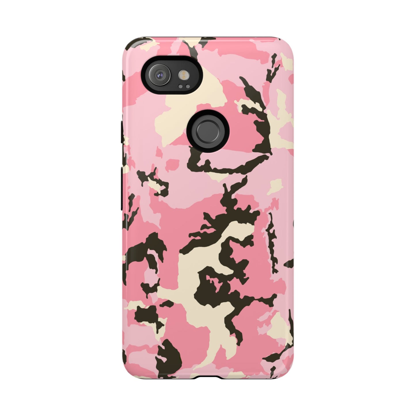Stylish Tough Phone Case – Pink Camo Design for Bold Protection  Make a statement while keeping your phone safe with this eye-catching pink camouflage case that blends fashion with durability.