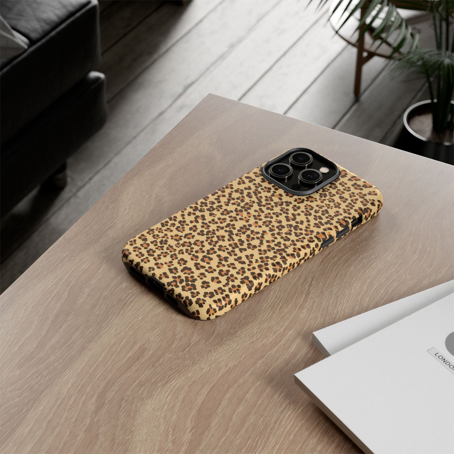 Wild Leopard Print Phone Case - Stylish & Durable Protection