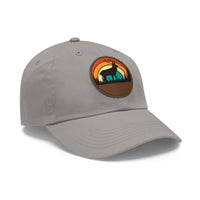 Rustic Style Dad Hat with Leather Patch - Perfect Gift for Outdoorsmen