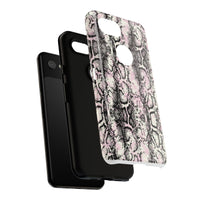 Stylish Snake Print Phone Case – Trendy Design, Tough Protection  Make a bold fashion statement while keeping your phone safe with this sleek and durable snake print case.