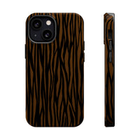 Stylish Magnetic Tough Phone Case - Bold Striped Design