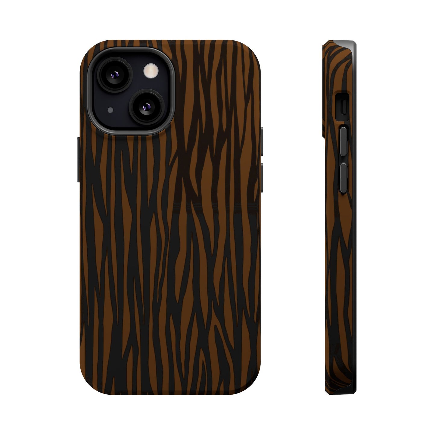 Stylish Magnetic Tough Phone Case - Bold Striped Design
