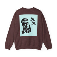 Vintage Aviator Crewneck Sweatshirt - Unisex Heavy Blend