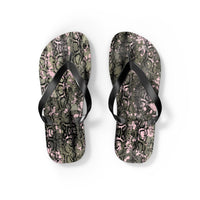 Trendy Pink Camouflage Flip Flops - Stylish Summer Sandals for Casual Wear