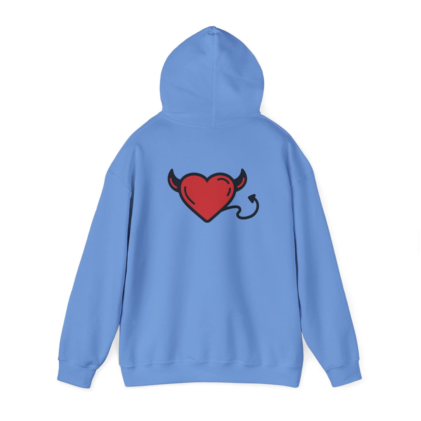 Devilish Heart Hoodie - Unisex Heavy Blend™ Sweatshirt for Fun-Loving Spirits
