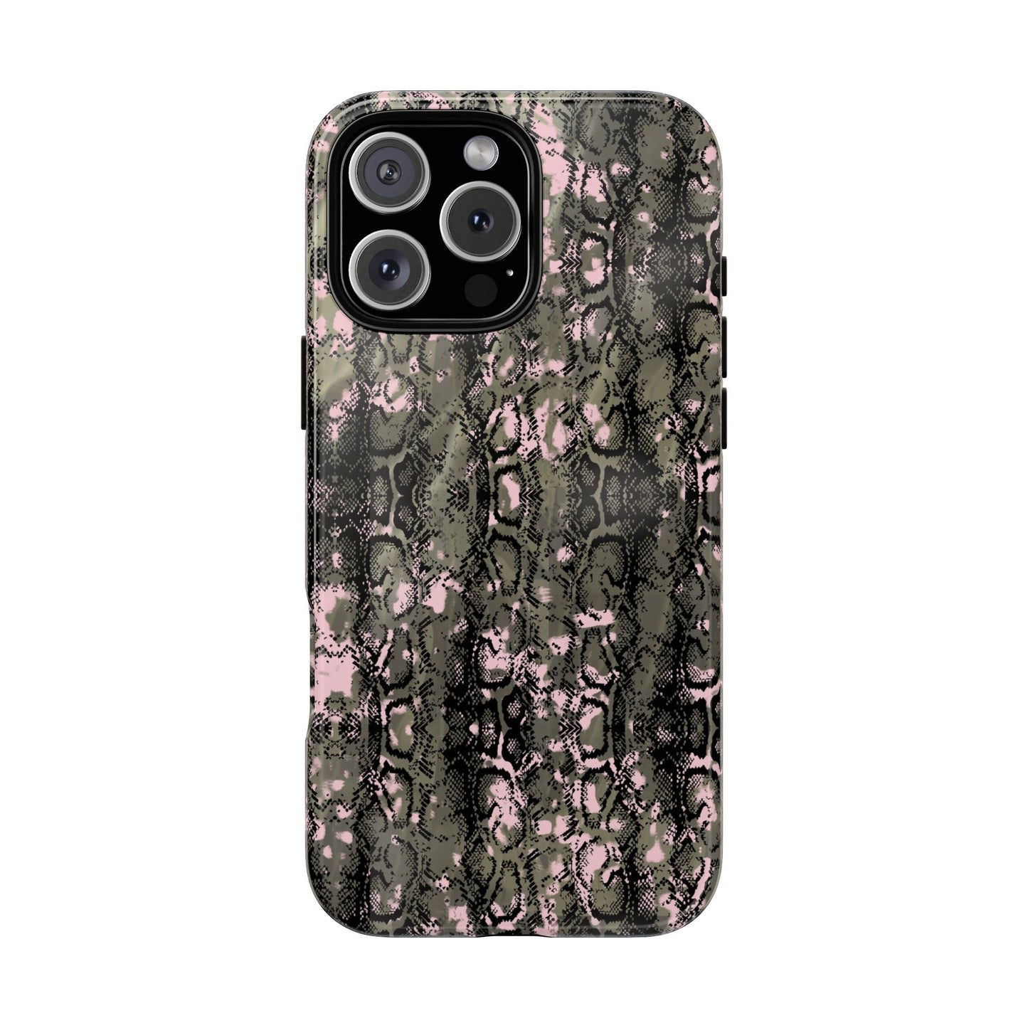 Stylish Snake Print Phone Case for Tough Protection