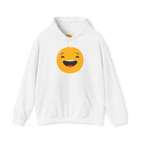 Funny Smile Emoji Hoodie - Unisex Heavy Blend™ Sweatshirt for Everyday Comfort