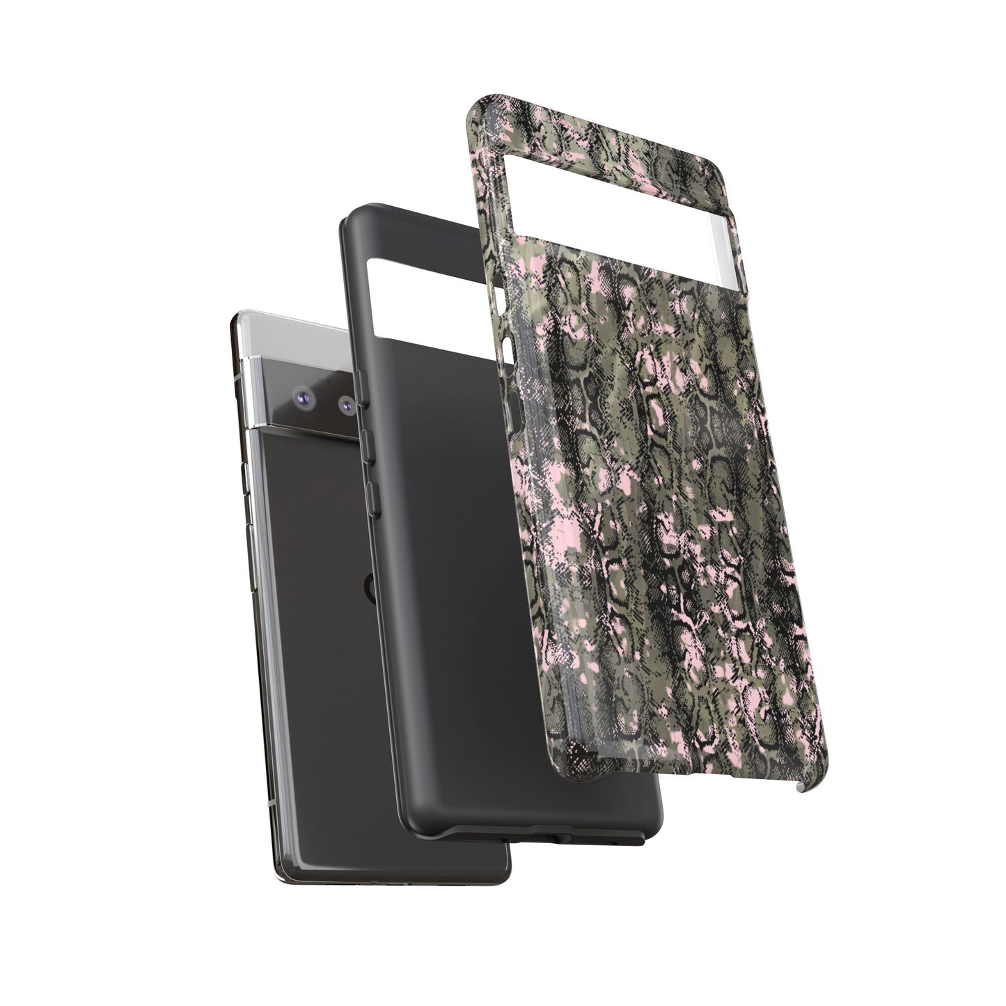 Stylish Snake Print Phone Case for Tough Protection