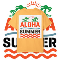 Aloha Summer Unisex T-Shirt, Beach Shirt, Vacation Tee, Summer Apparel, Tropical Graphic Tee, iconic Waikiki Beach Maui ,Oahu