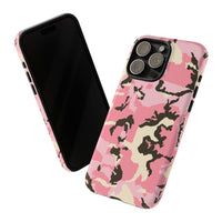 Stylish Pink Camouflage Phone Case – Tough Cases for Trendsetters
