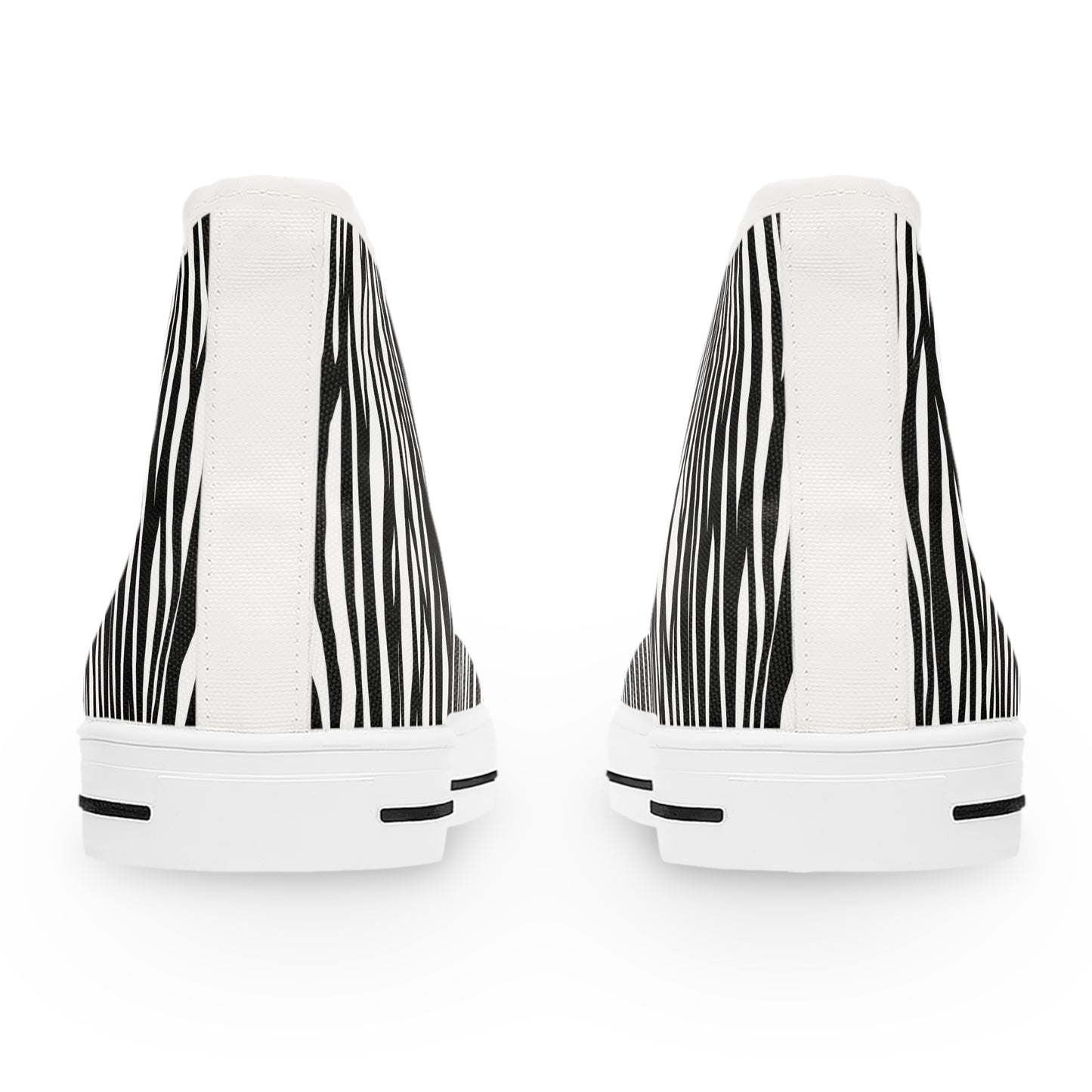 Zebra Print High Top Sneakers for Stylish Women