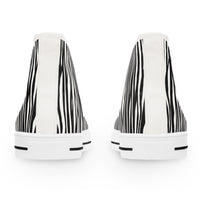 Zebra Print High Top Sneakers for Stylish Women