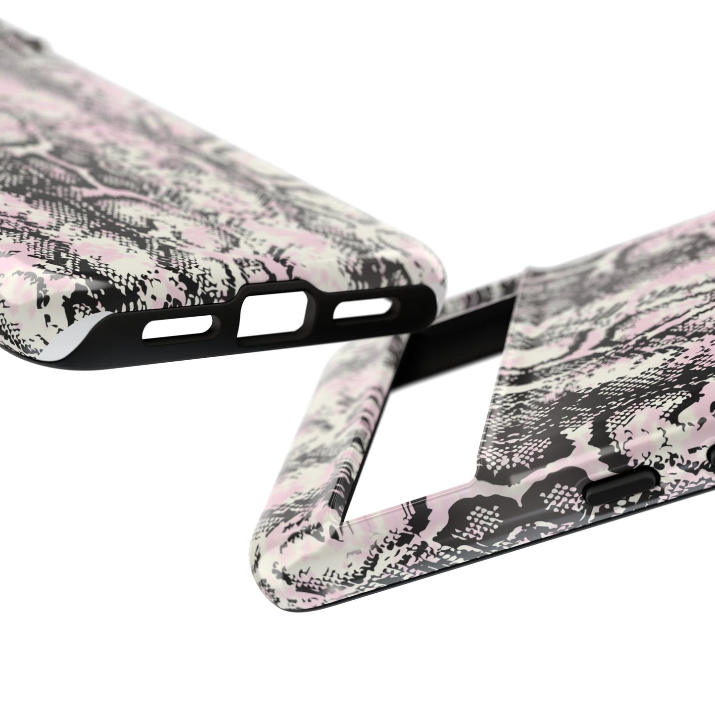 Stylish Snake Print Phone Case - Tough Protection for Trendsetters