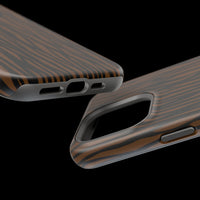Stylish Magnetic Tough Phone Case - Bold Striped Design