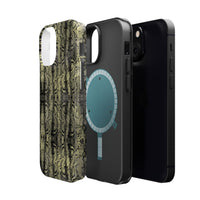 Stylish Snake Skin Magnetic Tough Case - Durable Protection for Your Phone