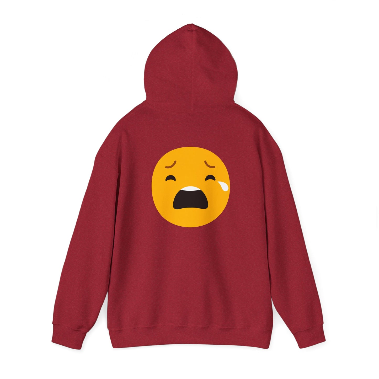 Unisex Heavy Blend™ Sad Emoji Hoodie - Cozy & Expressive Sweatshirt