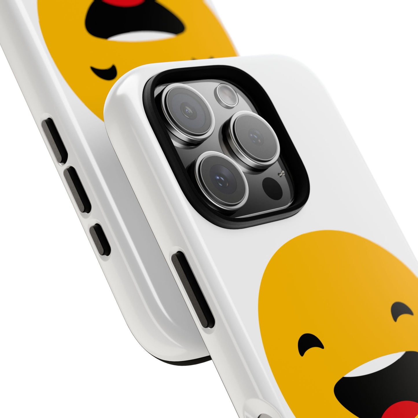 Happy Face Tough Phone Case - Durable Protection with Smile Design